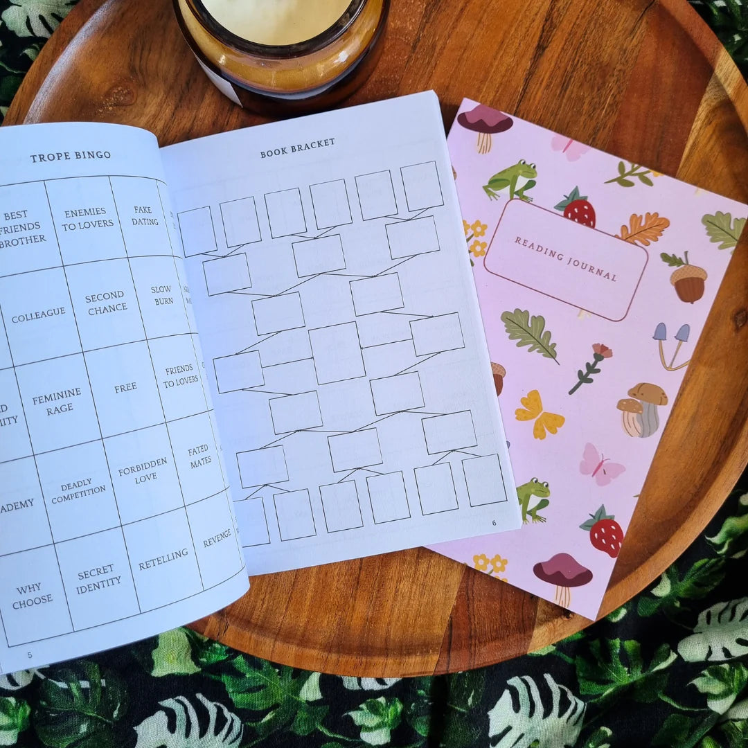 Whimsy Reading Journal - GREEN