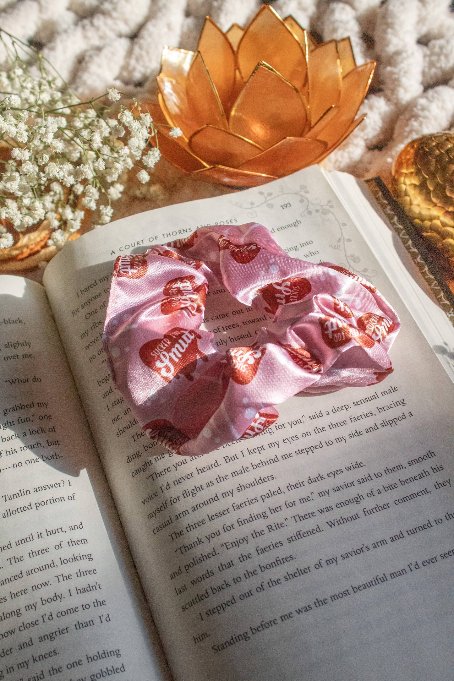 Bookish Satin Scrunchie | Sucker For Smut