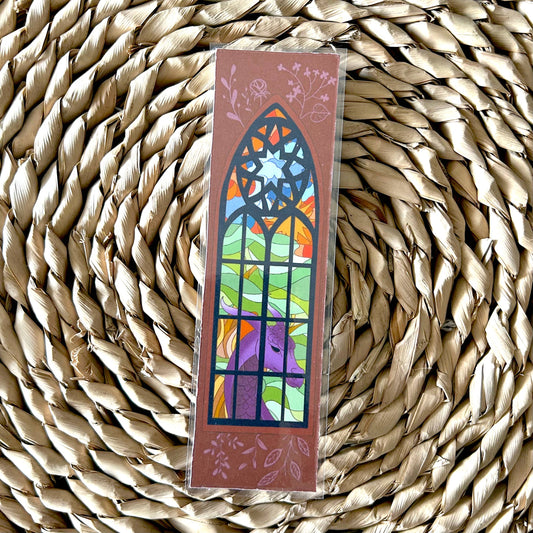 Dragon Stained Glass Bookmark
