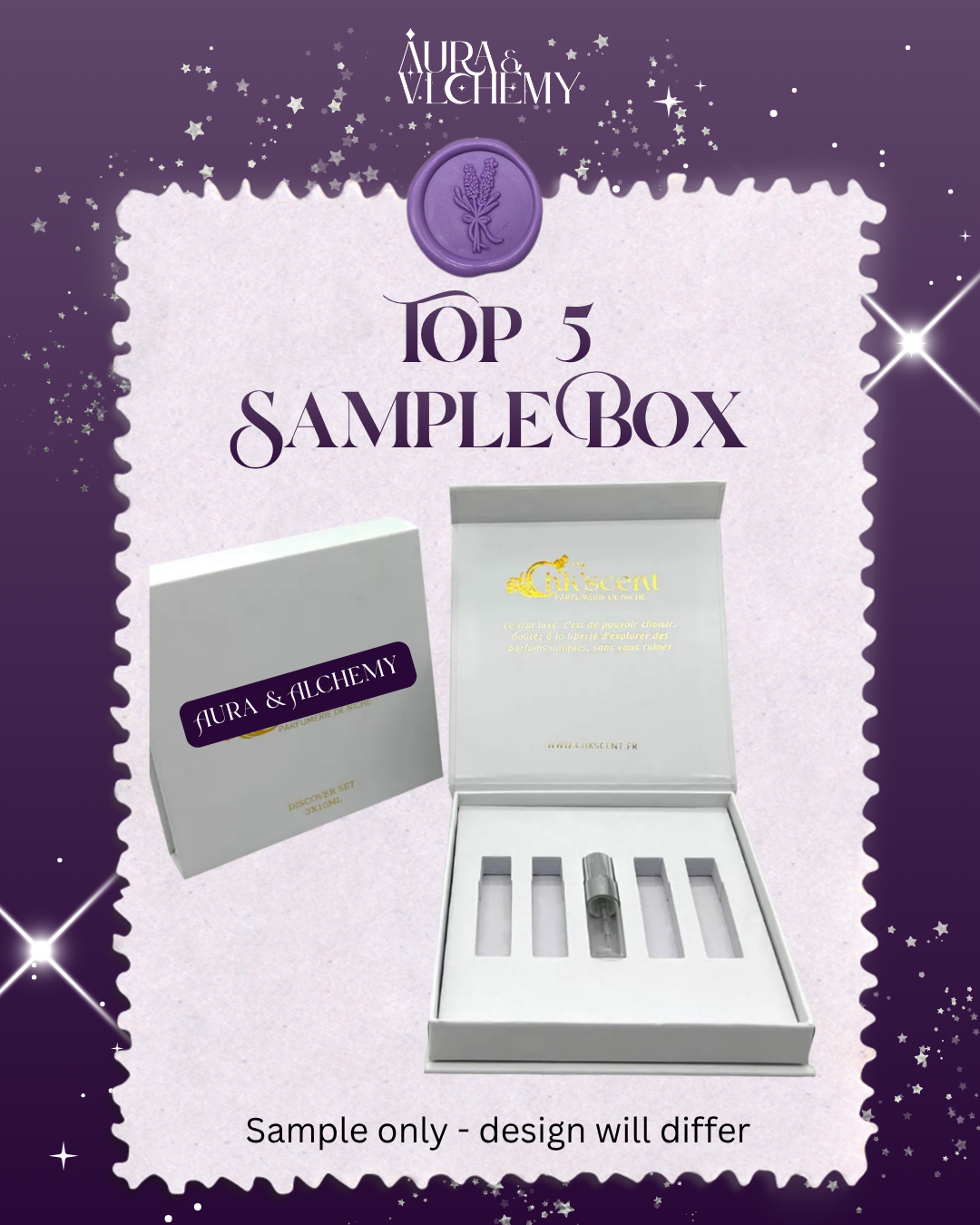 TOP 5 BEST SELLERS SAMPLE BOX