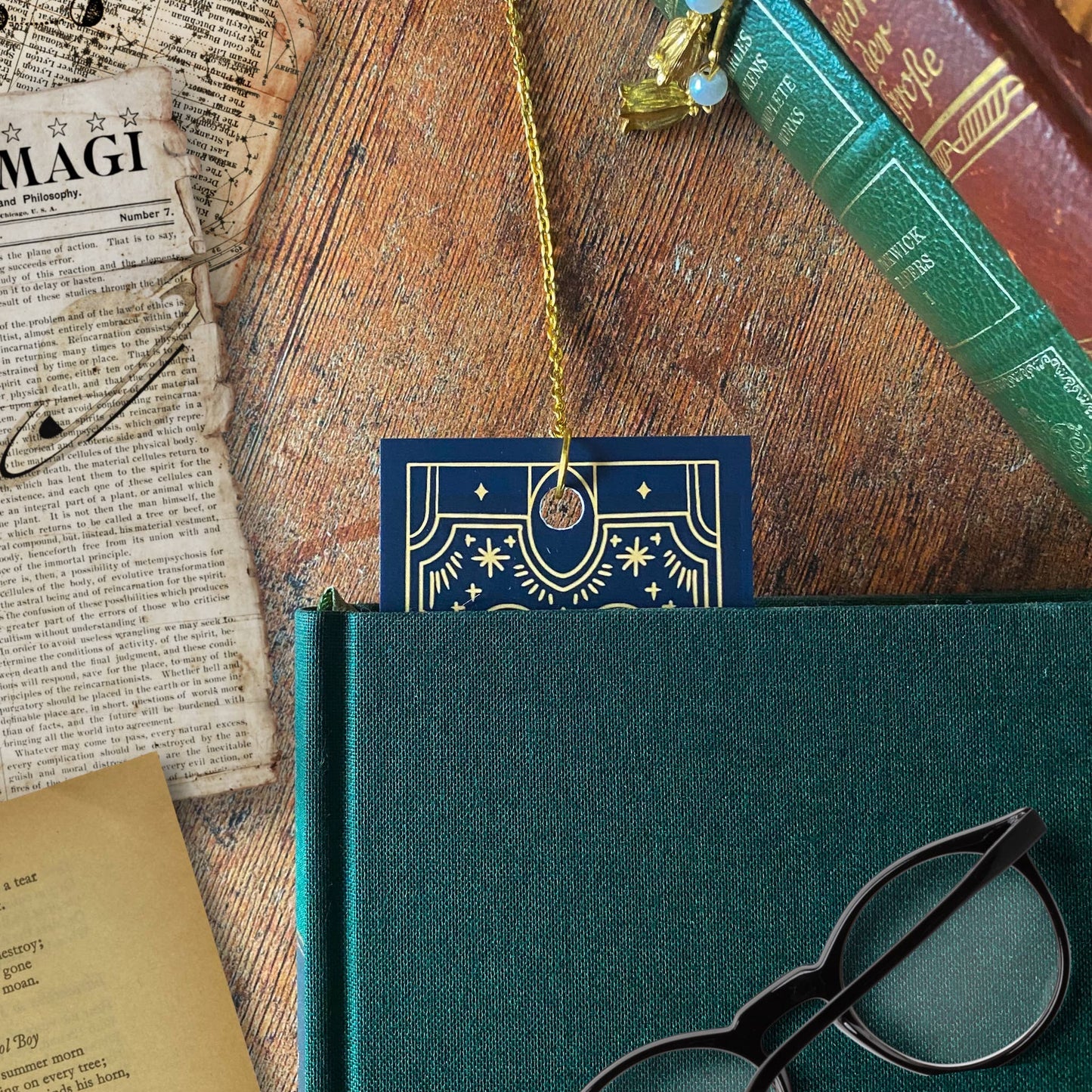 Celestial Star Chain Bookmark