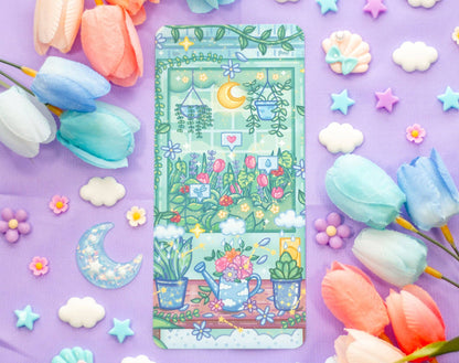 Botanical Bliss Reading Log Bookmark