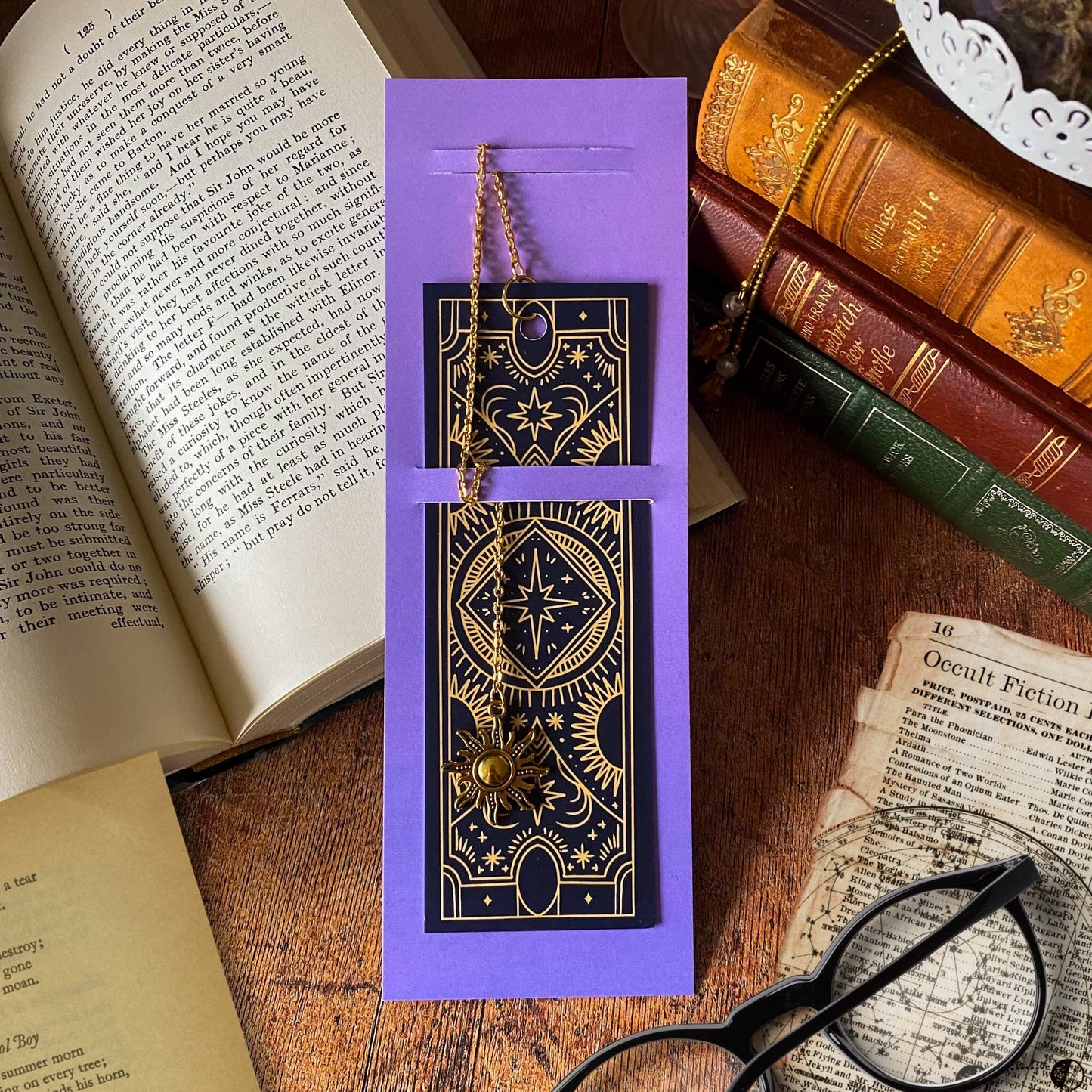 Celestial Star Chain Bookmark
