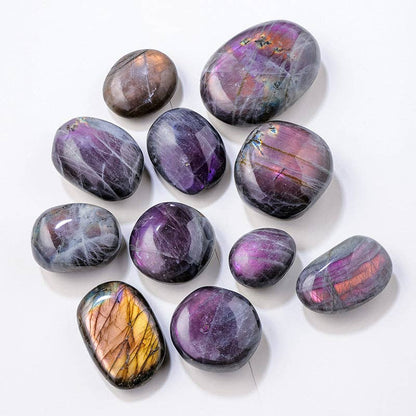 Purple Labradorite Palm Stone