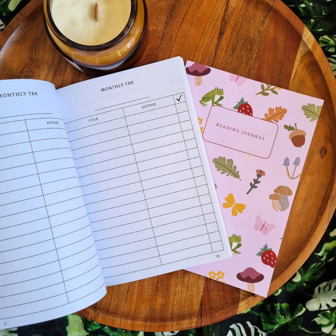 Whimsy Reading Journal - GREEN