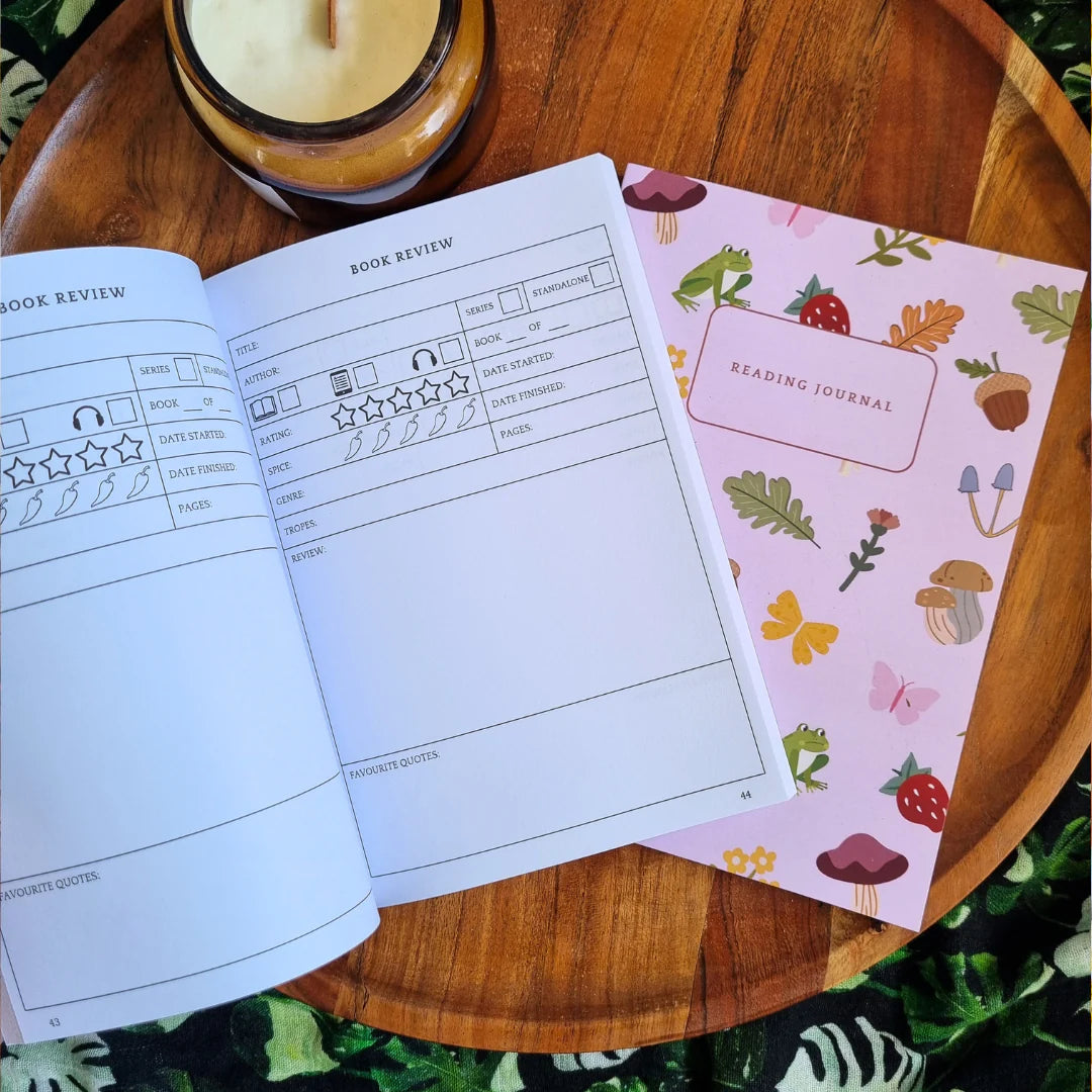 Whimsy Reading Journal - GREEN