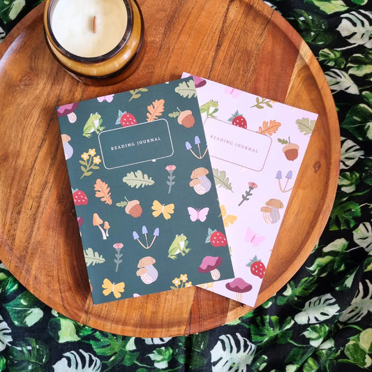 Whimsy Reading Journal - GREEN